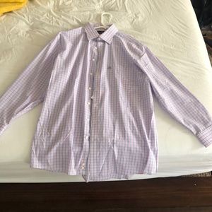 Stanford light pink and light blue button up